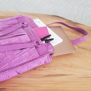 Vera Bradley Purple Tote/Laptop Bag